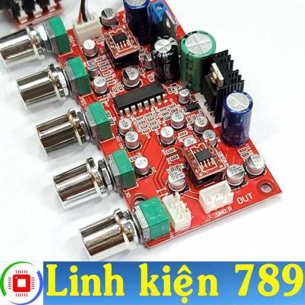 Mạch micro karaoke 12v đơn V3 nguồn vào 12-24VDC